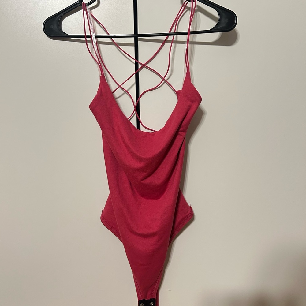 Windsor Fuchsia Strappy Bodysuit